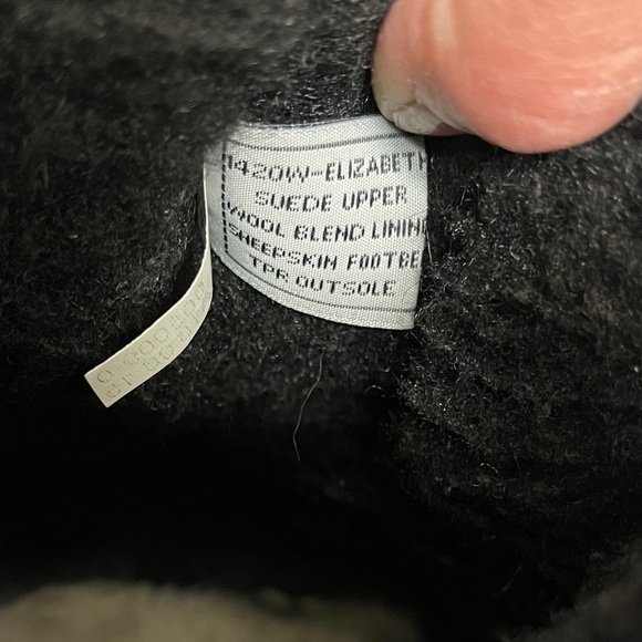 BearPaw 🐾 Elizabeth Suede Boot Women’s 8 Black - Picture 10 of 11